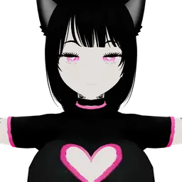 Cat Girl 3D character