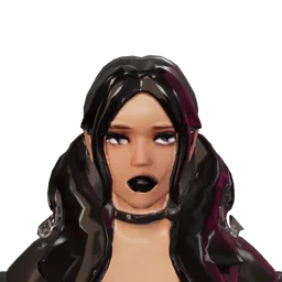Goth Girl 3D character