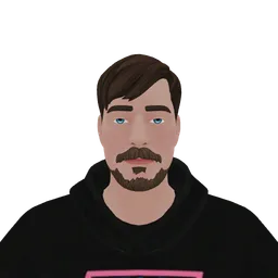 MrBeast 3D character