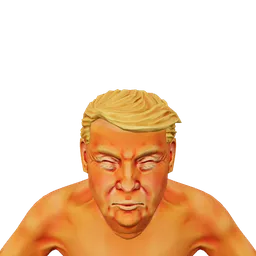 Donald T. 3D character